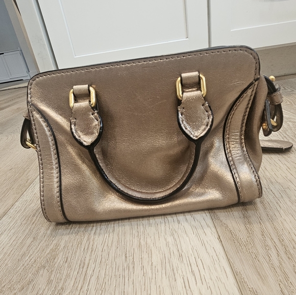 Designer Gold Handbag - Picture 2 of 11